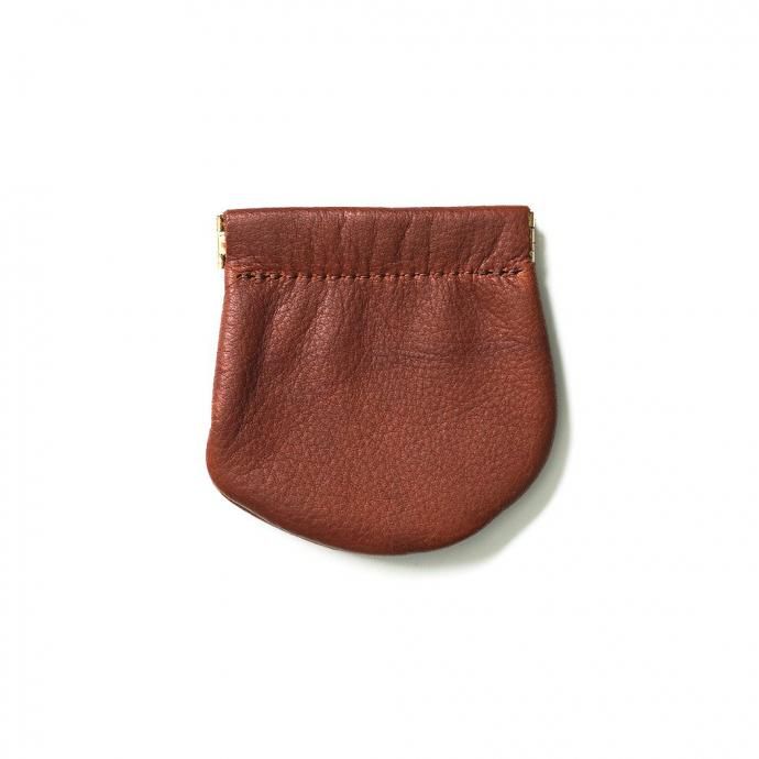 184567389 MOONSHINE LEATHER COMPANY / Pop Coin Pouch Large - Cognac ムーンシャインレザーカンパニー ポップコインポーチ コニャック 01