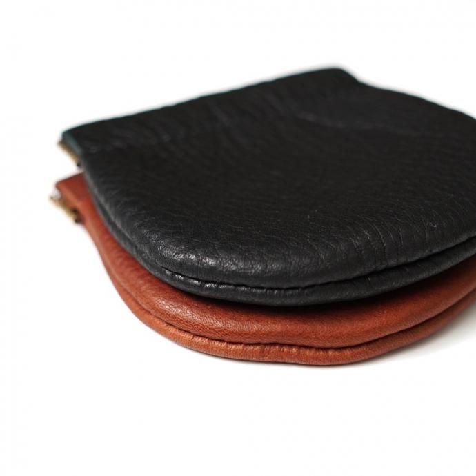 184567389 MOONSHINE LEATHER COMPANY / Pop Coin Pouch Large - Cognac ムーンシャインレザーカンパニー ポップコインポーチ コニャック 02