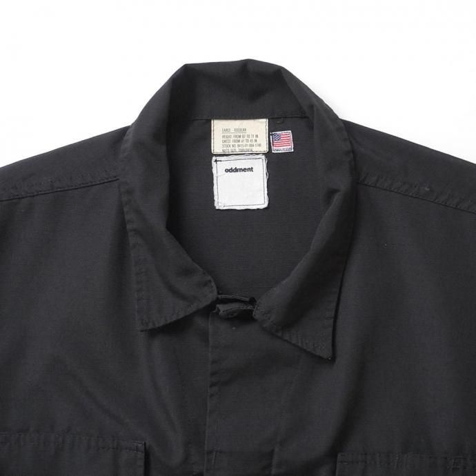 184797067 oddment / CUSTOM TACTICAL S/S SHIRTS REGULAR - Black リメイク半袖シャツ 02