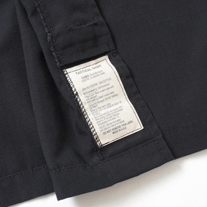184797067 oddment / CUSTOM TACTICAL S/S SHIRTS REGULAR - Black リメイク半袖シャツ 02