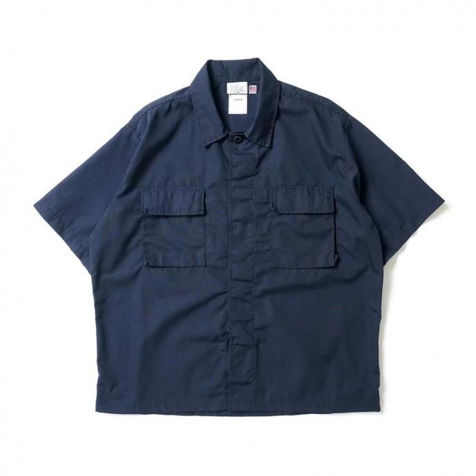 184797708 oddment / CUSTOM TACTICAL S/S SHIRTS REGULAR - Navy リメイク半袖シャツ 01
