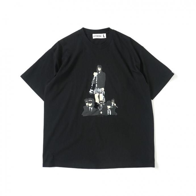 186123551 COTTON PAN / GOGO2 Tシャツ ブラック 01