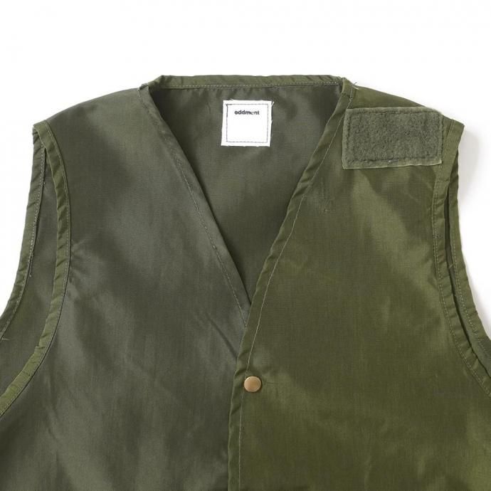 186280620 oddment / BED FRAME COVER VEST ナイロン フレームベッドカバー リメイクベスト 02