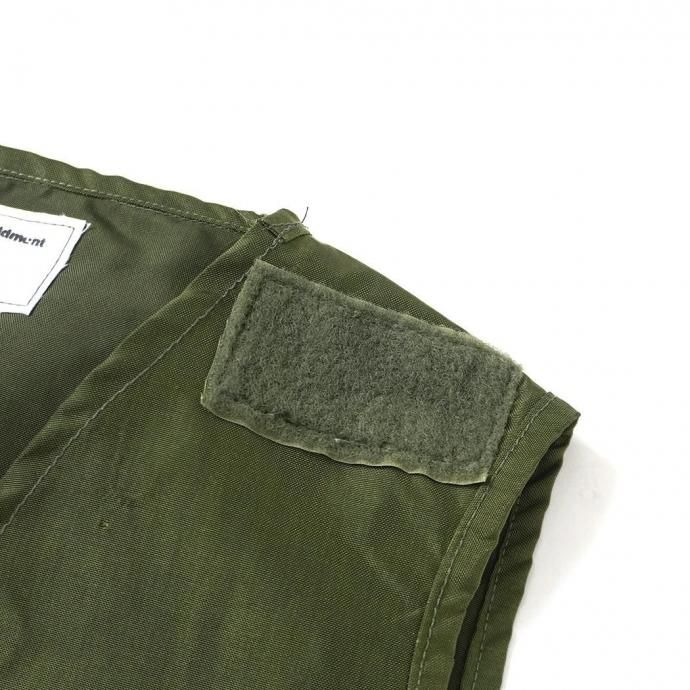 186280620 oddment / BED FRAME COVER VEST ナイロン フレームベッドカバー リメイクベスト 02