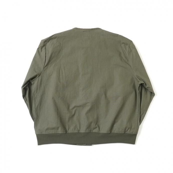 186281194 oddment / TACTICAL RIPSTOP JKT - Olive フィールドジャケット リメイクノーカラーブルゾン 02