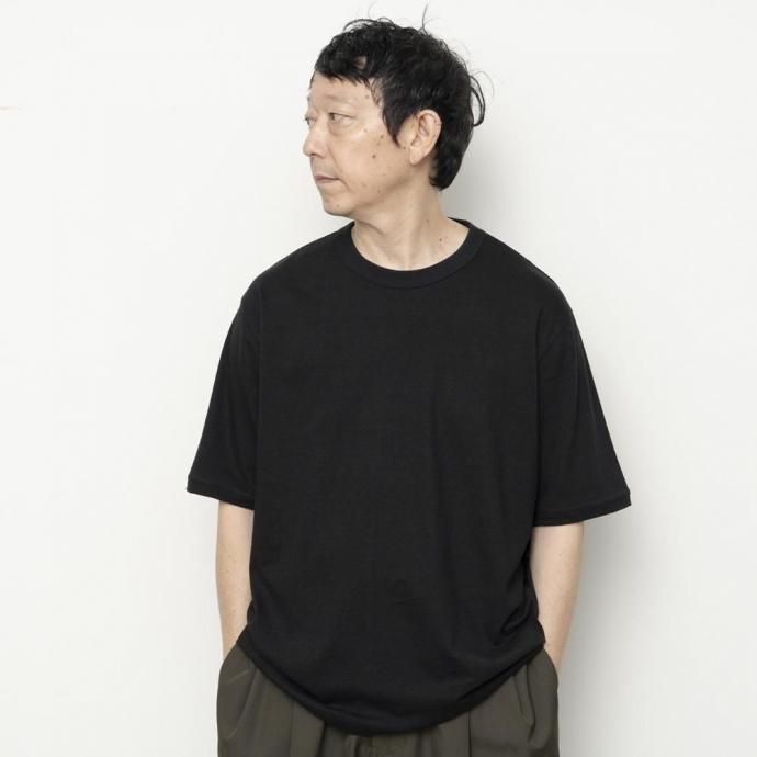 186298961 STILL BY HAND スティルバイハンド / CS07252 - SMOKE BLUE シルクネップ 半袖Tシャツ 02