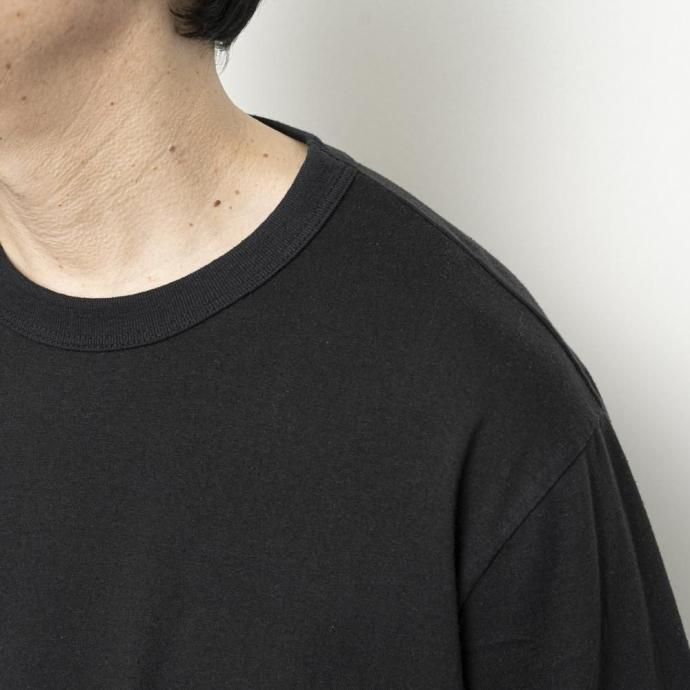 186298961 STILL BY HAND スティルバイハンド / CS07252 - SMOKE BLUE シルクネップ 半袖Tシャツ 02