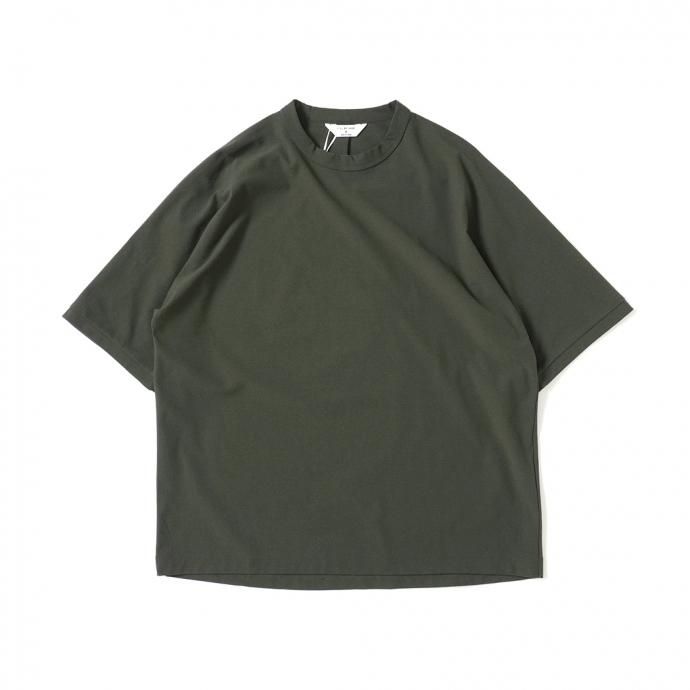 186368002 STILL BY HAND スティルバイハンド / CS01252 - DARK OLIVE ドルマンスリーブ 半袖Tシャツ 01