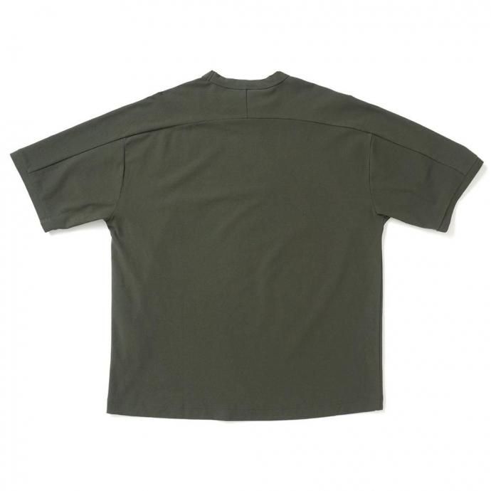 186368002 STILL BY HAND スティルバイハンド / CS01252 - DARK OLIVE ドルマンスリーブ 半袖Tシャツ 02