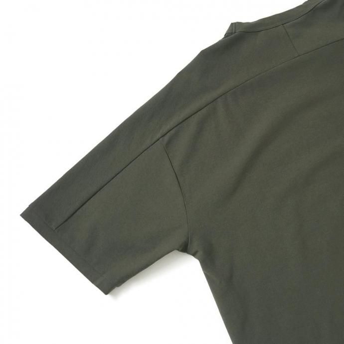 186368002 STILL BY HAND スティルバイハンド / CS01252 - DARK OLIVE ドルマンスリーブ 半袖Tシャツ 02