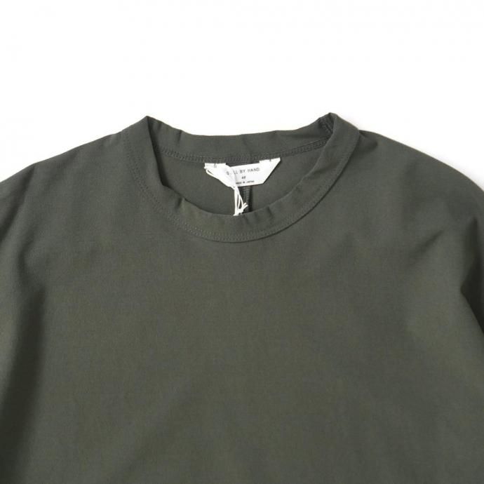 186368002 STILL BY HAND スティルバイハンド / CS01252 - DARK OLIVE ドルマンスリーブ 半袖Tシャツ 02