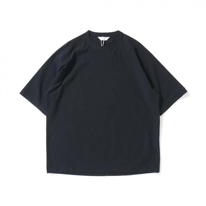 186368096 STILL BY HAND スティルバイハンド / CS01252 - BLACK NAVY ドルマンスリーブ 半袖Tシャツ 01
