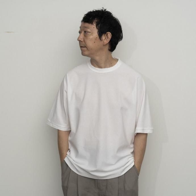186368096 STILL BY HAND スティルバイハンド / CS01252 - BLACK NAVY ドルマンスリーブ 半袖Tシャツ 02