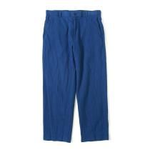 Hexico /  BUCKLE BACK INDIGO FLANNEL SLACKS - 30s CINCH BUCKLE IRON 70s-80s TALON 42 BRASS