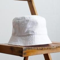 Newhattan / 1509 Down Brim Bucket Hat - White Twill ˥塼ϥå ֥Хåȥϥå ۥ磻