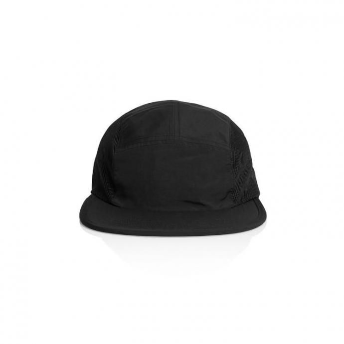 186409428 AS Colour / Active Finn Cap - Black サイドメッシュ ナイロン5パネルキャップ ブラック 02