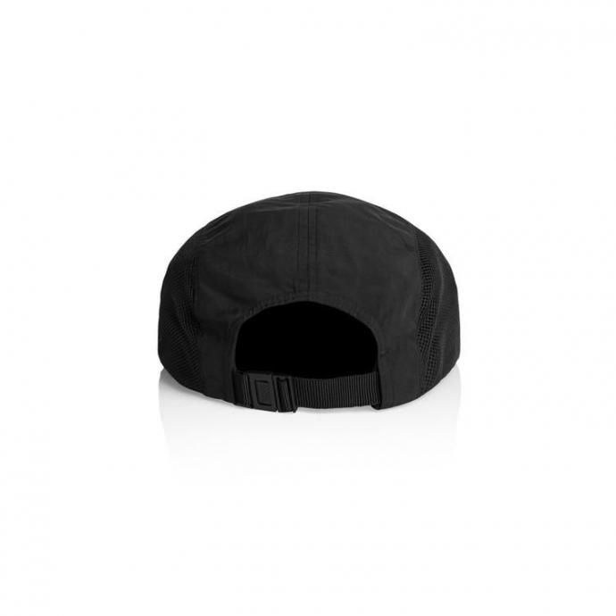 186409428 AS Colour / Active Finn Cap - Black サイドメッシュ ナイロン5パネルキャップ ブラック 02