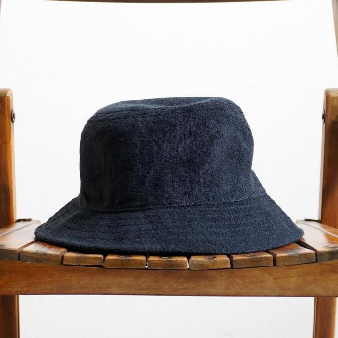 186409492 AS Colour / Terry Bucket Hat - Navy テリー バケットハット ネイビー パイル素材 02