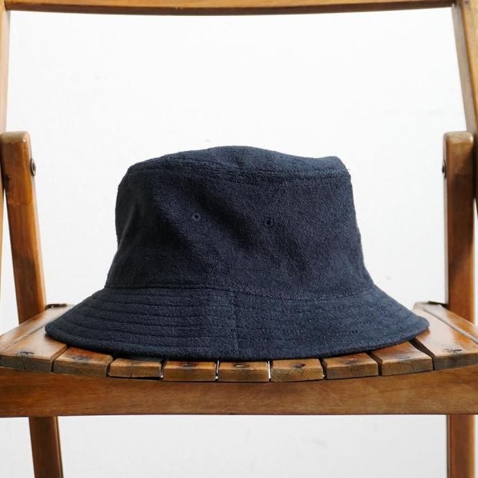 186409492 AS Colour / Terry Bucket Hat - Navy テリー バケットハット ネイビー パイル素材 02