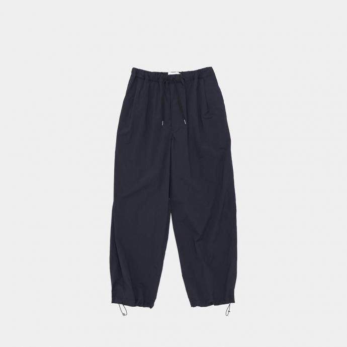 186582813 STILL BY HAND / PT01252 - NAVY ナイロン ワイドイージーパンツ 01