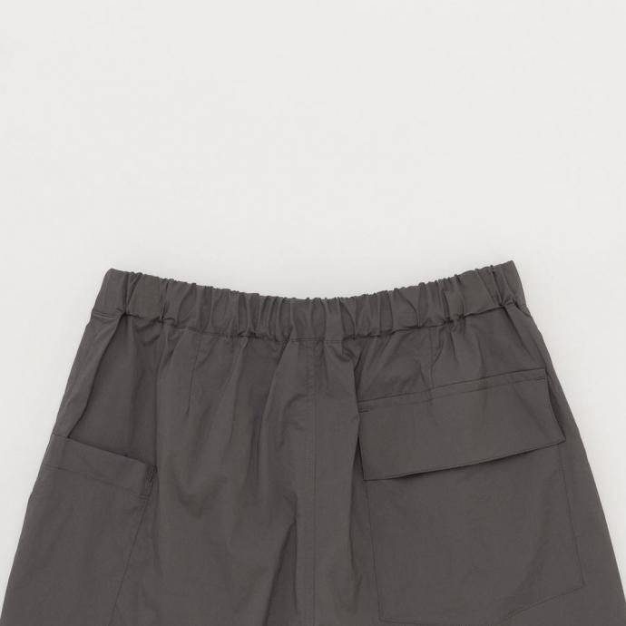 186583086 STILL BY HAND / PT02252 - CHARCOAL BROWN ナイロン イージーショーツ 02