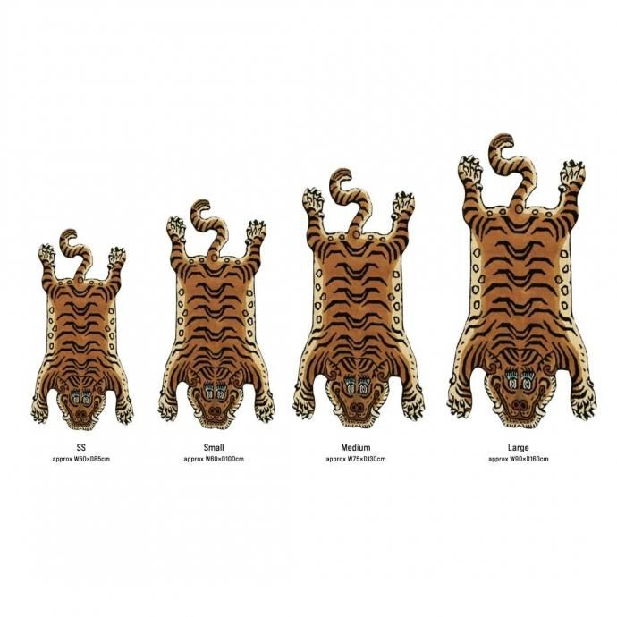 186639442 Tibetan Tiger Rug チベタンタイガーラグ DTTR-01 SSサイズ 02