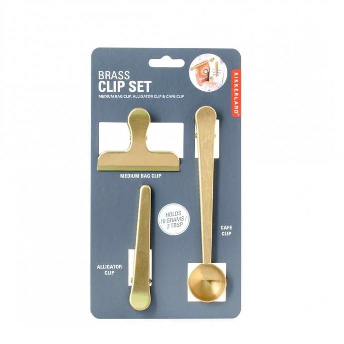 186688314 KIKKERLAND / Brass Clip Set ブラスクリップセット 01