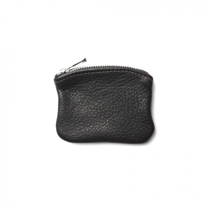 MOONSHINE LEATHER COMPANY / 4-inch Zippered Pouch - Chocolate ムーンシャインレザーカンパニー ジッパー付きポーチ 4インチ ブラウン 01