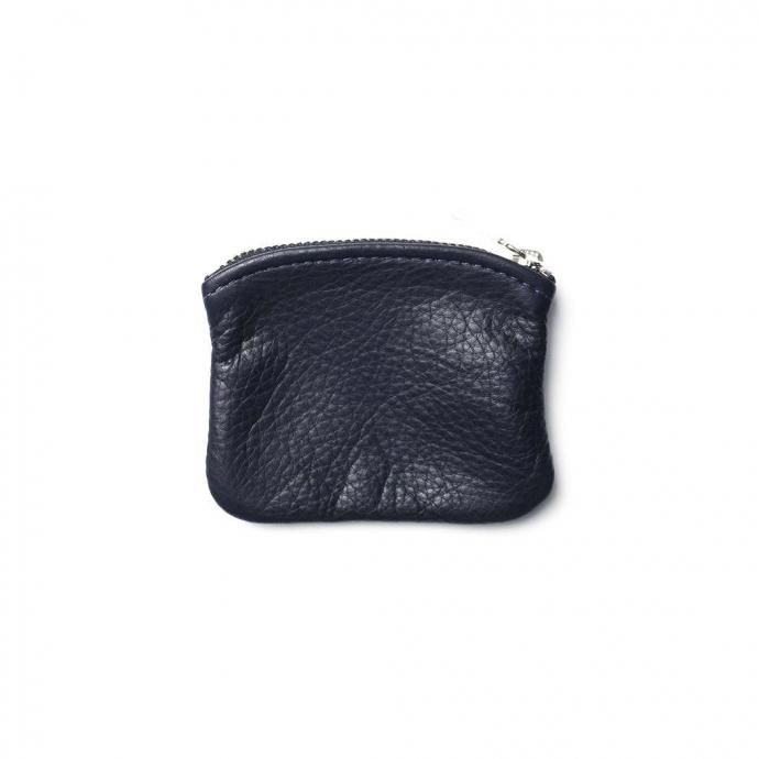 MOONSHINE LEATHER COMPANY / 4-inch Zippered Pouch - Navy ムーンシャインレザーカンパニー ジッパー付きポーチ 4インチ ネイビー 02