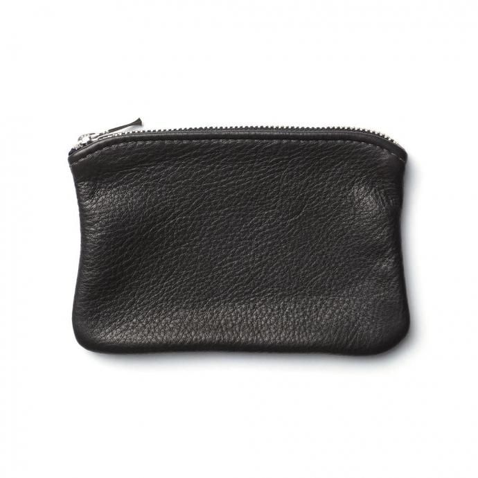 MOONSHINE LEATHER COMPANY / 6-inch Zippered Pouch - Chocolate ムーンシャインレザーカンパニー ジッパー付きポーチ 6インチ ブラウン 01