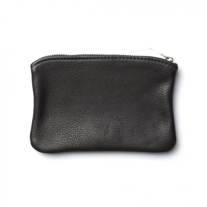 MOONSHINE LEATHER COMPANY / 6-inch Zippered Pouch - Chocolate ムーンシャインレザーカンパニー ジッパー付きポーチ 6インチ ブラウン 02