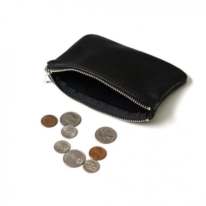 MOONSHINE LEATHER COMPANY / 6-inch Zippered Pouch - Navy ムーンシャインレザーカンパニー ジッパー付きポーチ 6インチ ネイビー 02