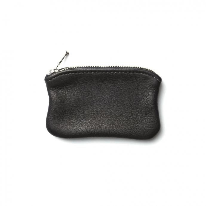 MOONSHINE LEATHER COMPANY / 5-inch Zippered Pouch - Chocolate ムーンシャインレザーカンパニー ジッパー付きポーチ 5インチ ブラウン 01