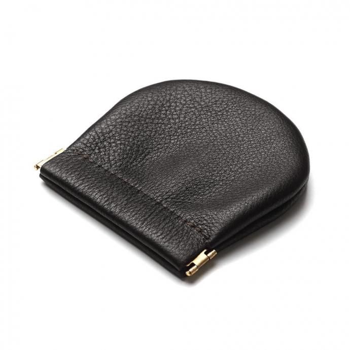 MOONSHINE LEATHER COMPANY / Pop Coin Pouch Large - Chocolate ムーンシャインレザーカンパニー ポップコインポーチ ブラウン 02
