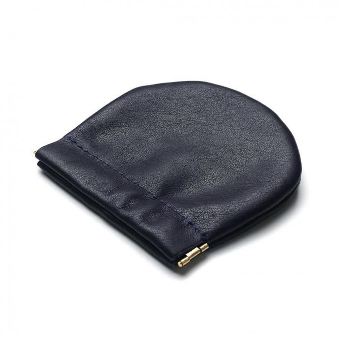 MOONSHINE LEATHER COMPANY / Pop Coin Pouch Large - Navy ムーンシャインレザーカンパニー ポップコインポーチ ネイビー 02