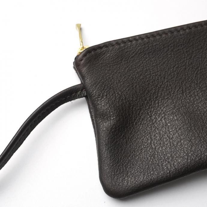 186883019 MOONSHINE LEATHER COMPANY / 6inch Zippered Pouch w/52in Leather Code - Chocolate ムーンシャインレザー ショルダーポーチ<img class='new_mark_img2' src='https://img.shop-pro.jp/img/new/icons47.gif' style='border:none;display:inline;margin:0px;padding:0px;width:auto;' /> 02