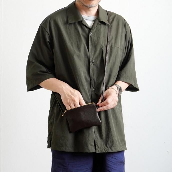 186883019 MOONSHINE LEATHER COMPANY / 6inch Zippered Pouch w/52in Leather Code - Chocolate ムーンシャインレザー ショルダーポーチ<img class='new_mark_img2' src='https://img.shop-pro.jp/img/new/icons47.gif' style='border:none;display:inline;margin:0px;padding:0px;width:auto;' /> 02