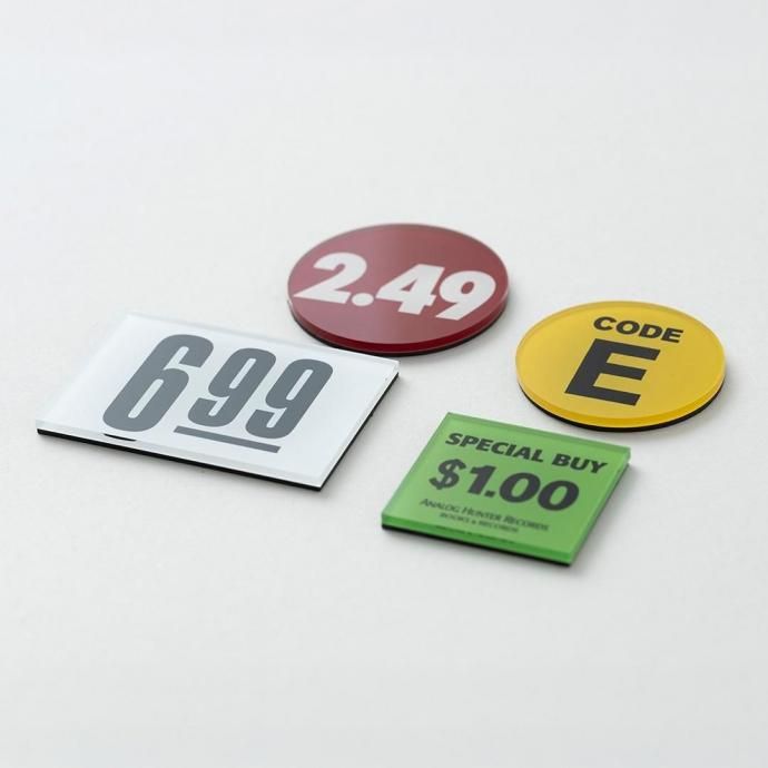 186918504 CANDY DESIGN & WORKS / Analog Hunter Price Tag Magnet CS-03  ޥͥåȥץ졼 4ĥå 02