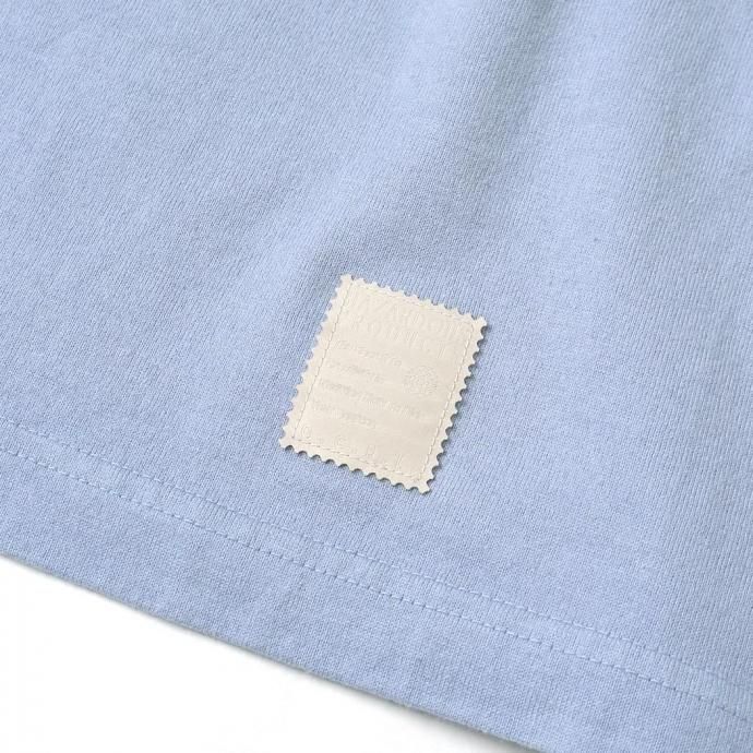 186943246 O- オー / F.L.A.T. 半袖Tシャツ O-S-02 - Saxe Blue 02