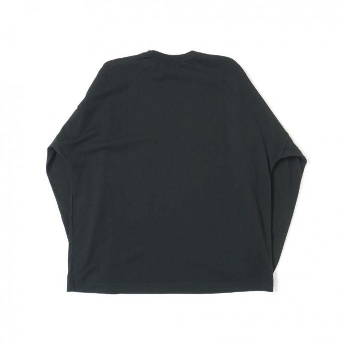 186943433 O- オー / STRIPE - L.S.T. 長袖Tシャツ ストライププリント 26W-03 - Black 02