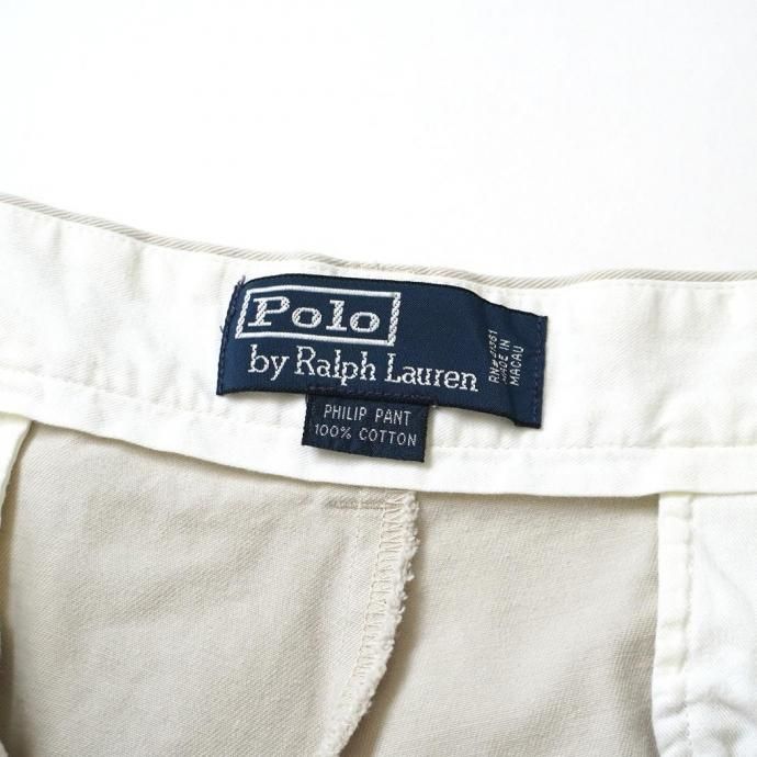 187196025 USED / Polo Ralph Lauren PHILIP PANT ポロチノ ストーン 38/30<img class='new_mark_img2' src='https://img.shop-pro.jp/img/new/icons47.gif' style='border:none;display:inline;margin:0px;padding:0px;width:auto;' /> 02