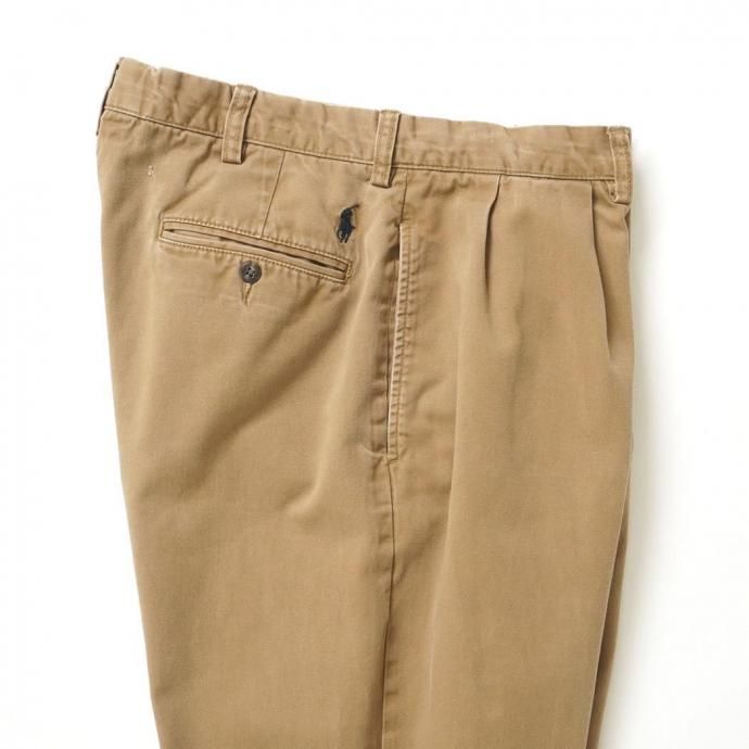 187196178 USED / Polo Ralph Lauren ETHAN PANT ポロチノ ライトブラウン 34/34 02