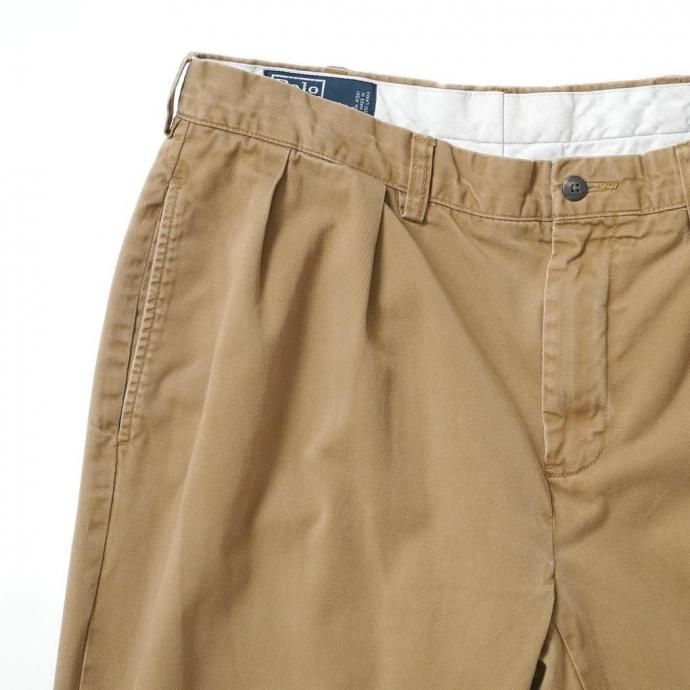 187196178 USED / Polo Ralph Lauren ETHAN PANT ポロチノ ライトブラウン 34/34 02