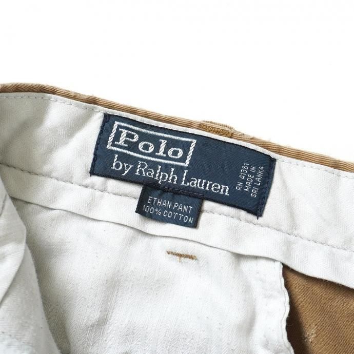 187196178 USED / Polo Ralph Lauren ETHAN PANT ポロチノ ライトブラウン 34/34 02