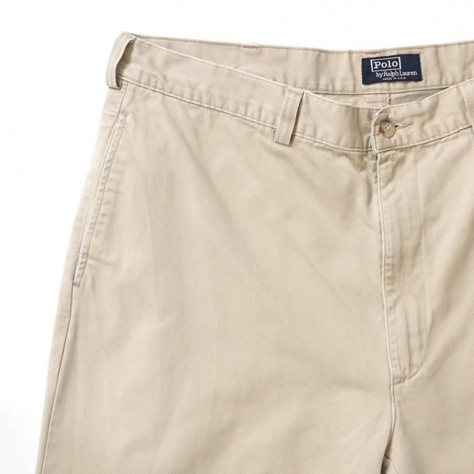187196525 USED / Polo Ralph Lauren POLO CHINO Made in USA ポロチノ カーキ 38/34 02