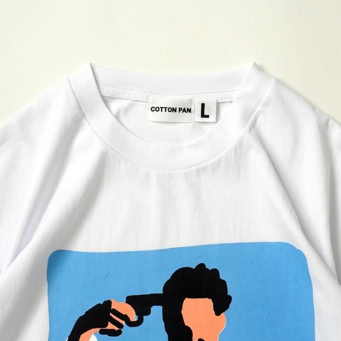 187305327 COTTON PAN / 夏休み(朝日) 半袖Tシャツ - WHITE ホワイト 02