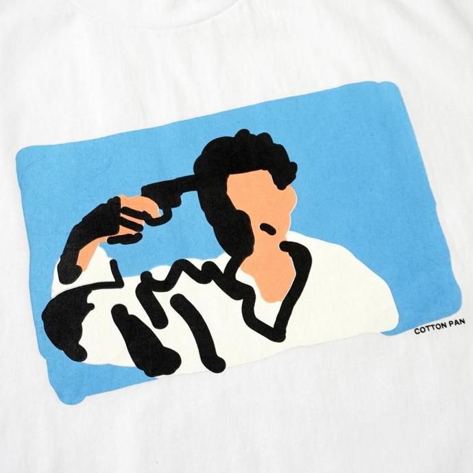 187305327 COTTON PAN / 夏休み(朝日) 半袖Tシャツ - WHITE ホワイト 02