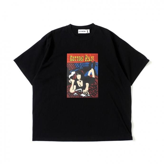 187305624 COTTON PAN / PF 半袖Tシャツ - BLACK ブラック 01
