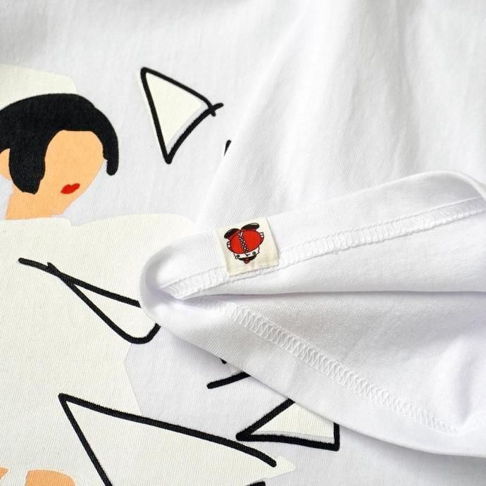 187305635 COTTON PAN / 本能 半袖Tシャツ - WHITE ホワイト<img class='new_mark_img2' src='https://img.shop-pro.jp/img/new/icons47.gif' style='border:none;display:inline;margin:0px;padding:0px;width:auto;' /> 02