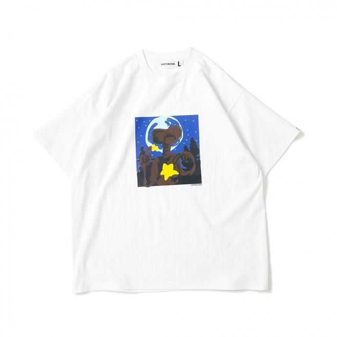 187305657 COTTON PAN / ET 半袖Tシャツ - WHITE ホワイト 01